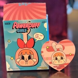 Crybaby x Powerpuff girls vinyl face pendant Bunny Blossom
